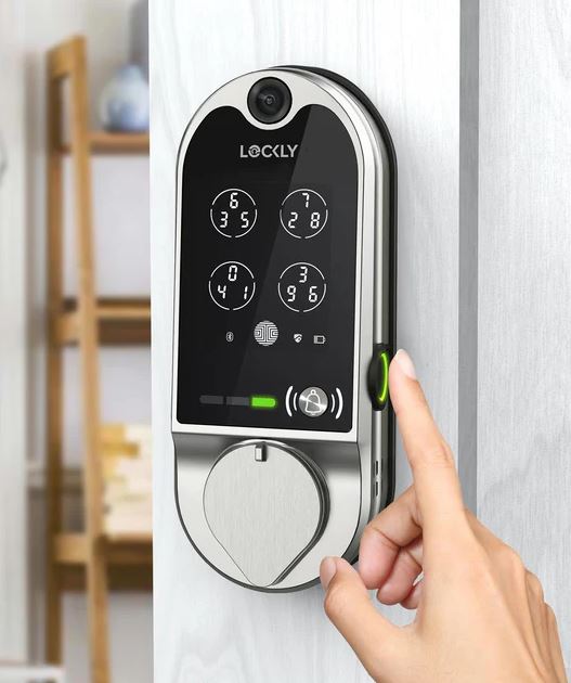 Lockly Vision™ 智能視像門鎖(PGD798)|平頭鎖