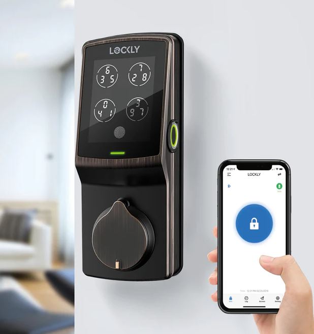 Lockly Secure Plus 智能門鎖(PGD728F)|平頭鎖