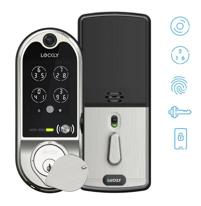 Lockly Vision™ 智能視像門鎖(PGD798)|平頭鎖