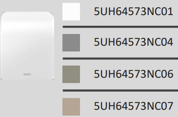 西門子 DELTA®arina 開關插座IP24防濺盒(可90度懸停)(深灰銀) 5UH64573NC04