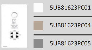 西門子 DELTA®arina 電鬚刨插座(玫瑰金) 5UB81623PC04