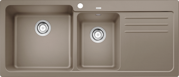 BLANCO NAYA 8 S Granite composite sink in SILGRANIT® PuraDur®II 花岡岩石盤