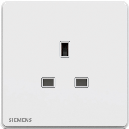 西門子 DELTA®arina 13A單位插座(冰川白) 5UB81113PC01