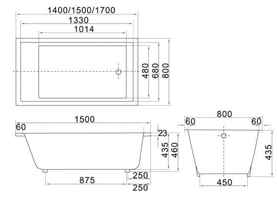 意大利 Bellini 浴缸 生鐵浴缸 BC-30166