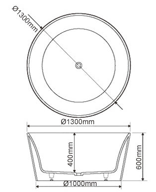 意大利 Bellini 浴缸 石缸 BU-J104