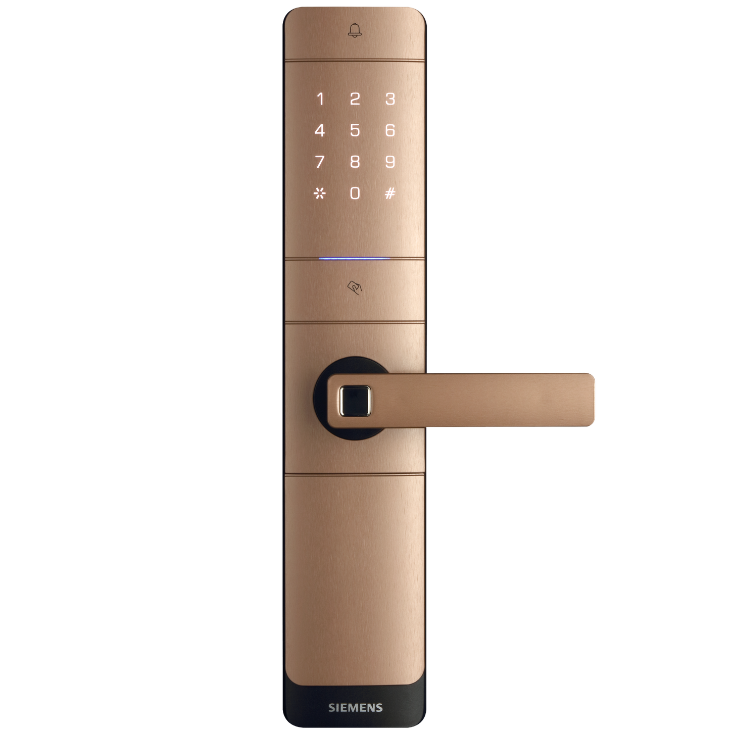 西門子電子門鎖C320 – 古銅金 【五年保養|免費安裝】