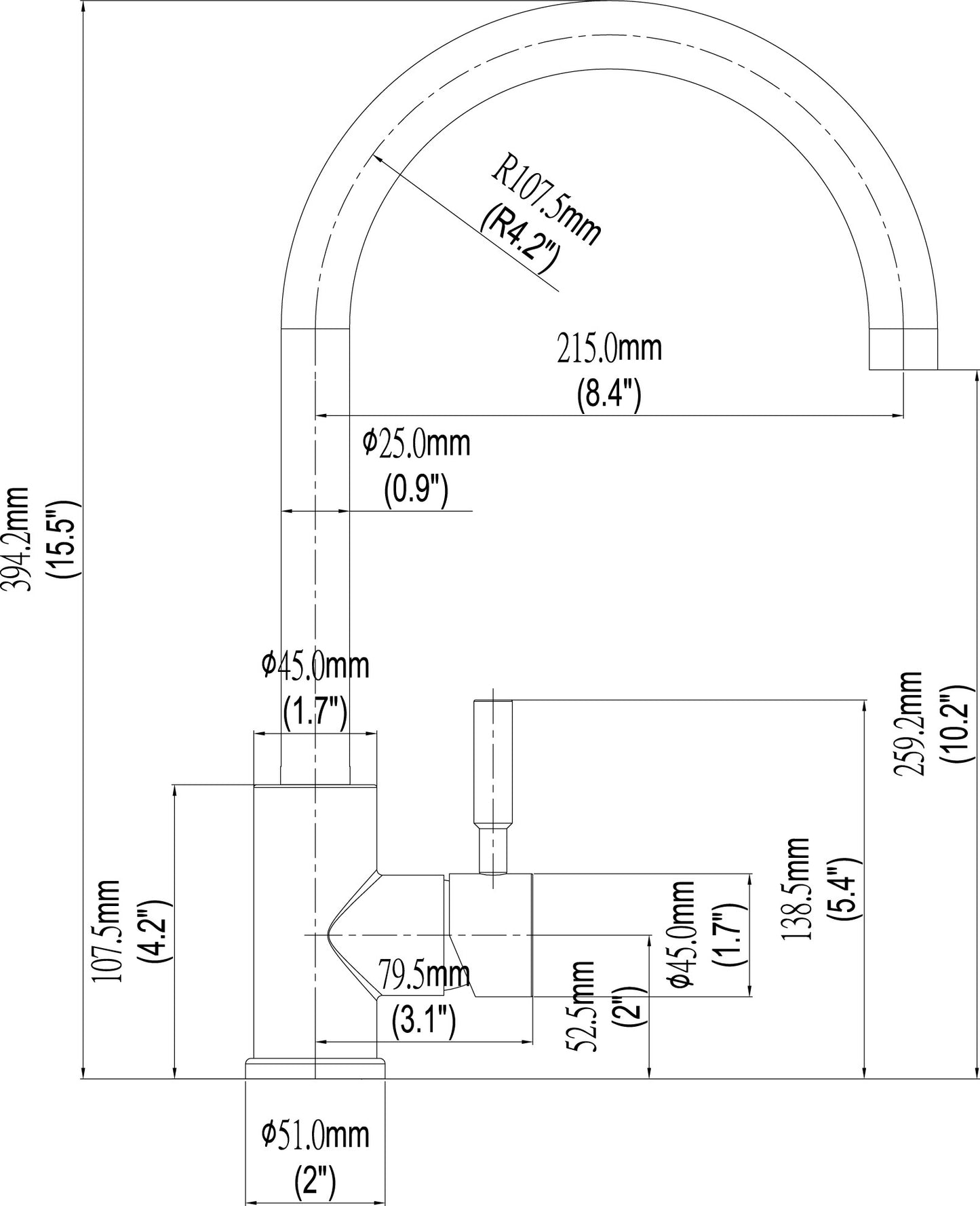意大利 Bellini 水龍頭 C33S 304 不銹鋼星盆龍頭