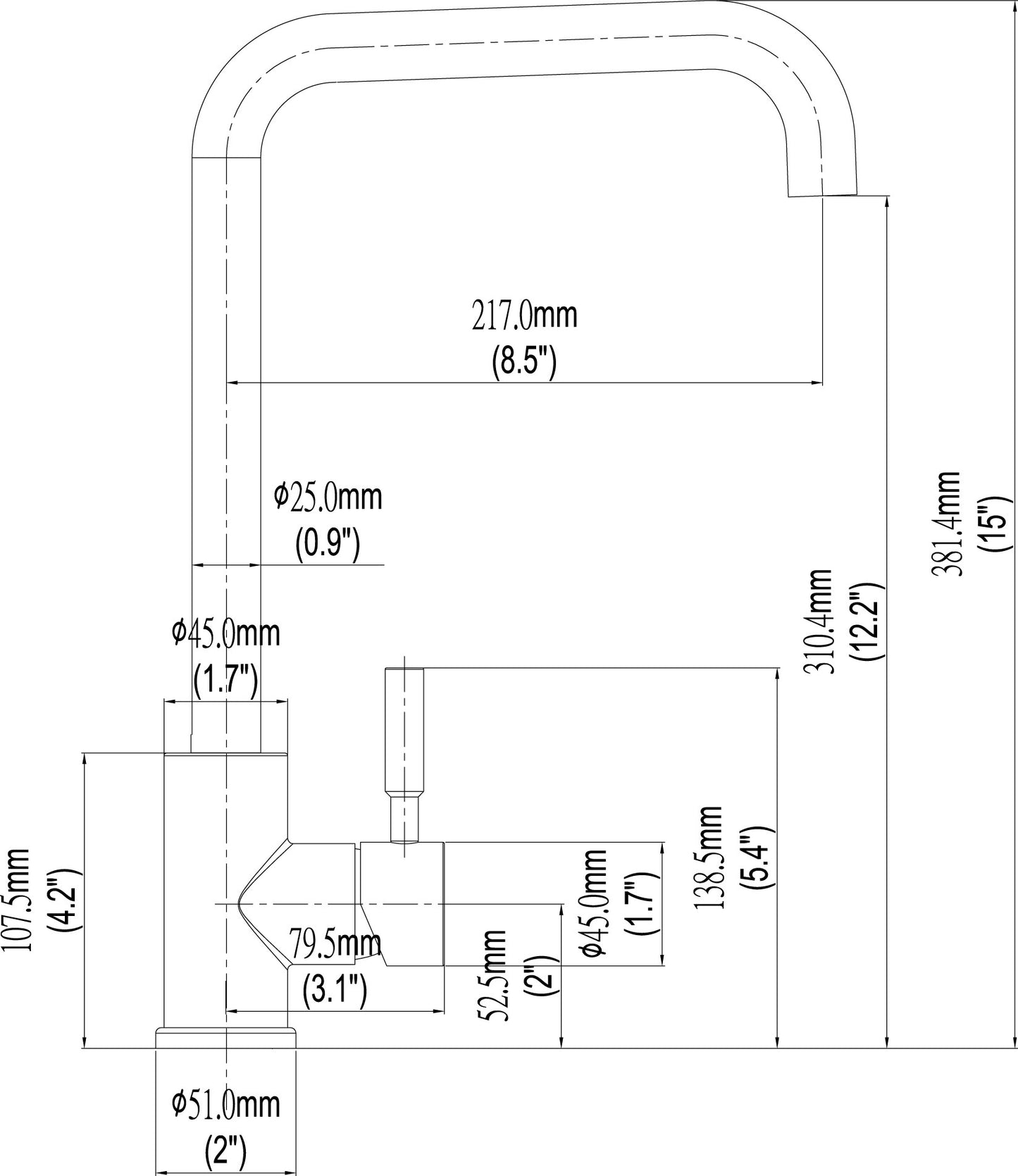 意大利 Bellini 水龍頭 C34S 304 不銹鋼星盆龍頭