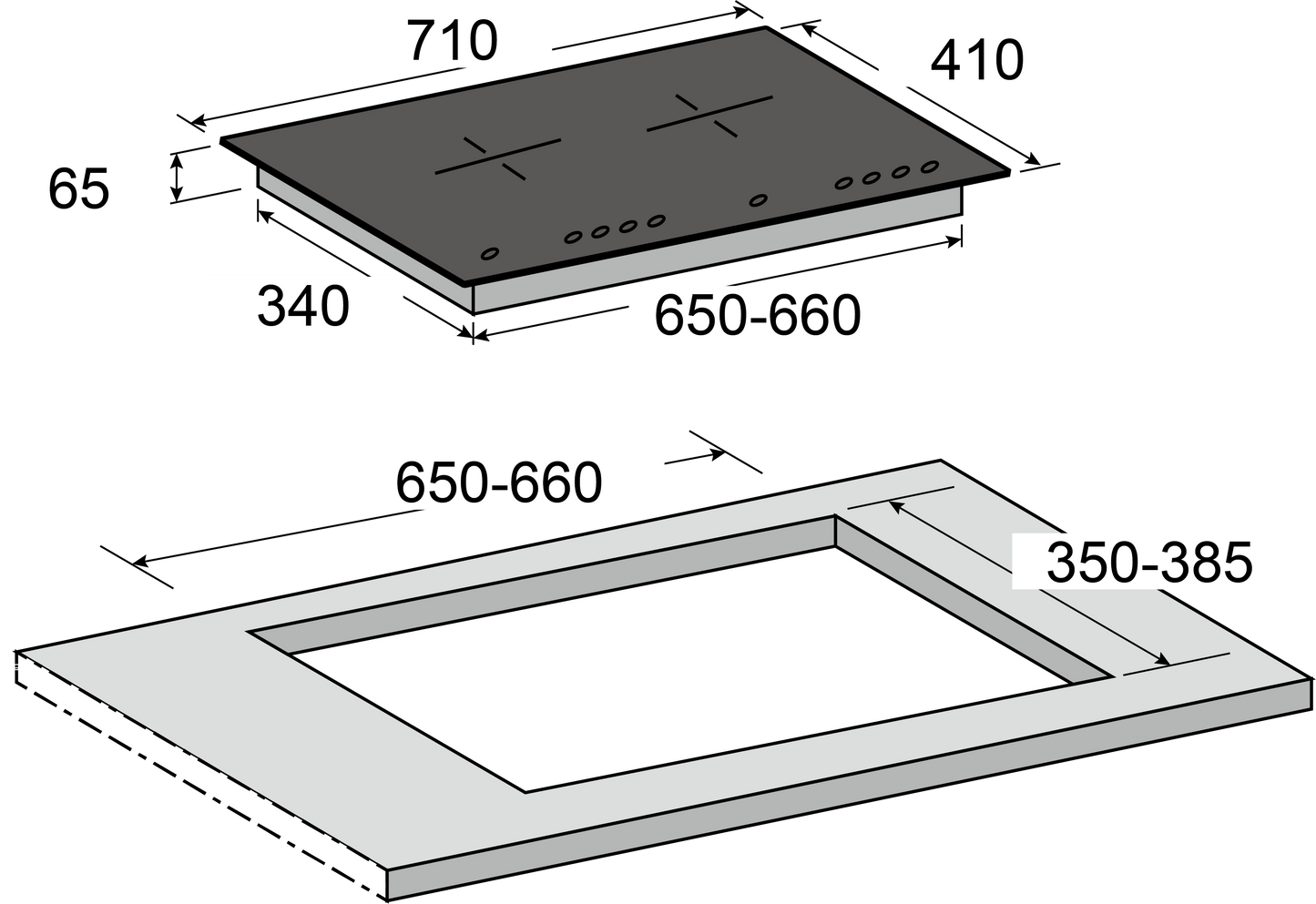 Cristal 尼斯 CI-268-2 2800W 雙頭嵌入/座枱電磁爐 電磁爐