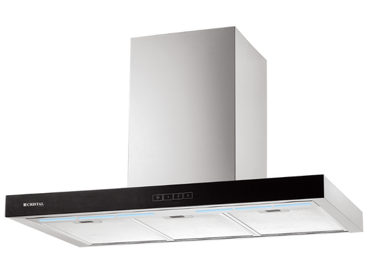 Cristal 尼斯 C9035EB 90厘米 1020m³/h 煙囪式抽油煙機