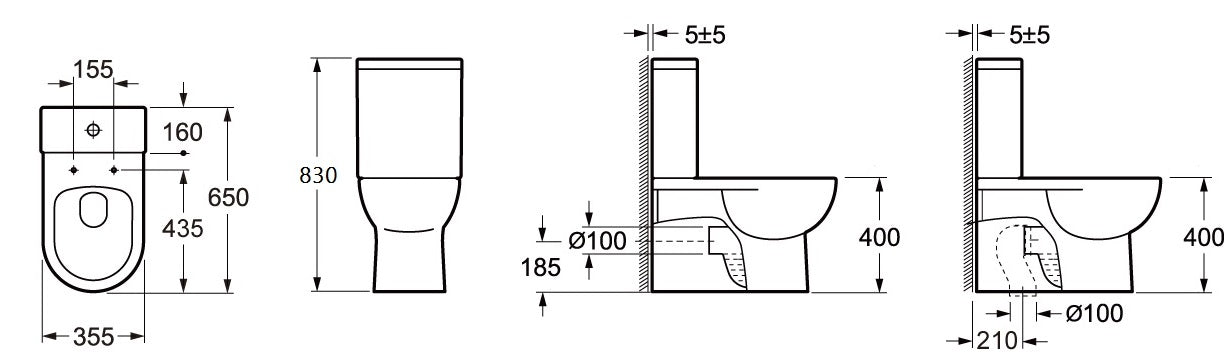 意大利 Bellini 座廁 分體廁 IM-81089