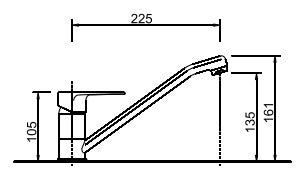 意大利 Bellini 水龍頭 LN0605/0 單控星盆龍頭