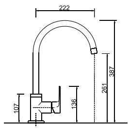 意大利 Bellini 水龍頭 LN8887/P 單控星盆龍頭