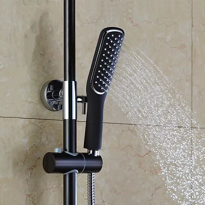 Richford RF52510YB 黑色雨淋花灑套裝 (ø35)