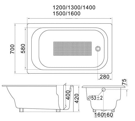 意大利 Bellini 浴缸 生鐵浴缸 ZYA-8
