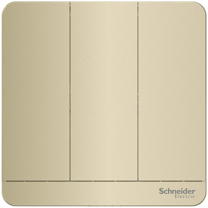 Schneider Electric - 施耐德電氣 - AvatarOn 奐尚 16AX 三位單控開關掣連LED指示燈