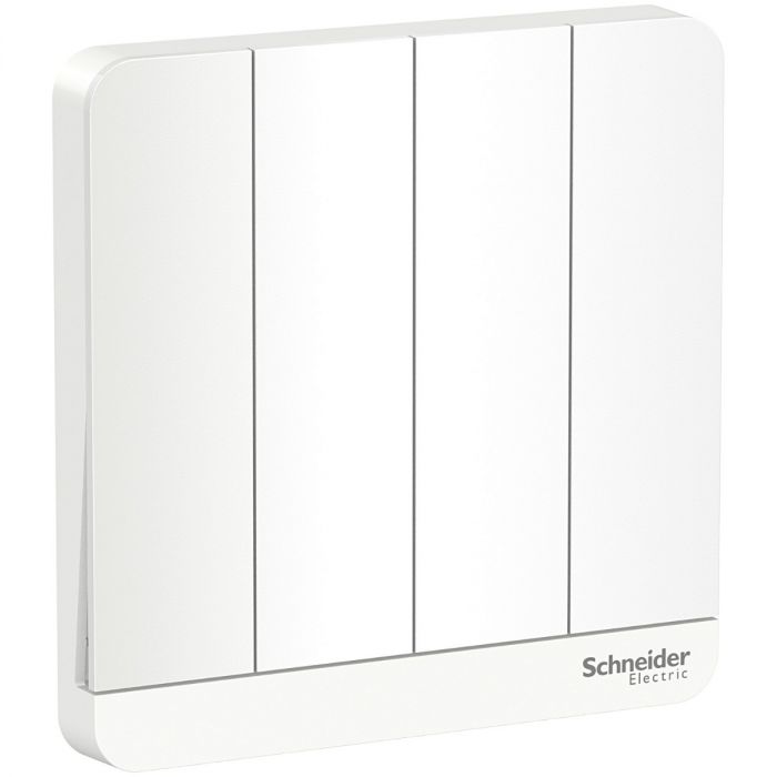 Schneider Electric - 施耐德電氣 - AvatarOn 奐尚 16AX 四位單控開關掣連LED指示燈